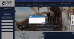 Desktop Screenshot of barreralawfirm.com